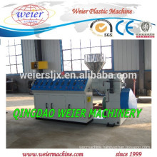 Supply the Double screw extruder machine for PVC profile manufacture